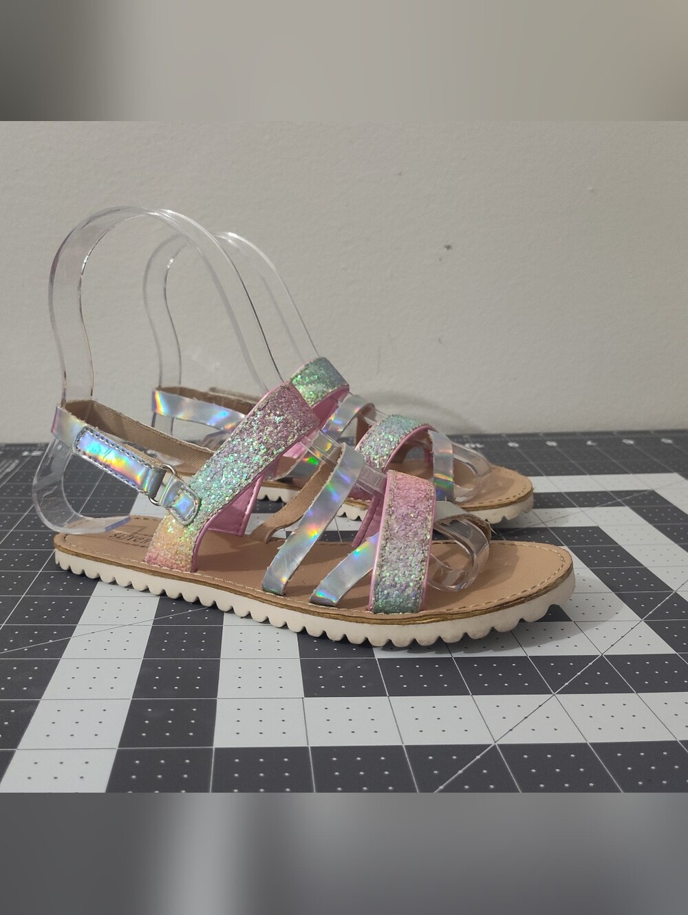 Seychelles Rainbow Glitter Sandals Girls Size 1